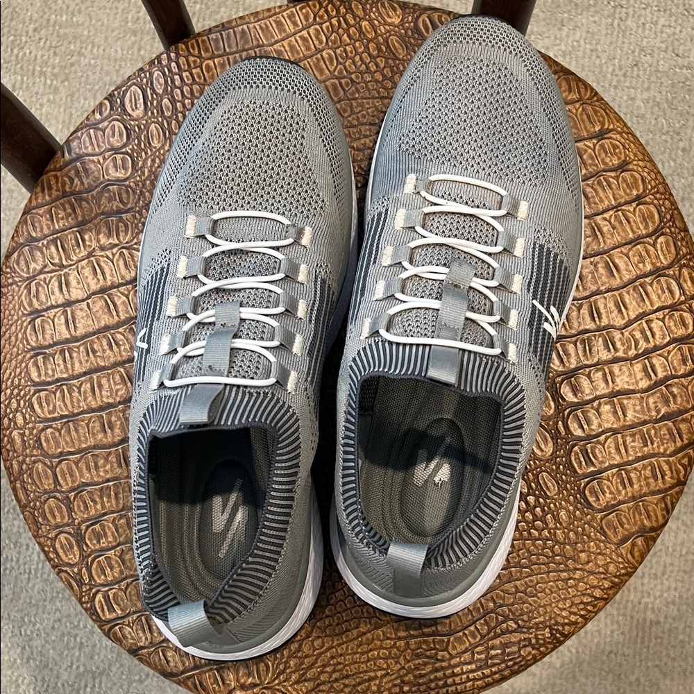 Rival Stylish Gray/White Men's Sneakers Size US 11. Worn Once! 2nd to Cloud fit!
